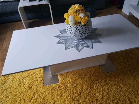 The latest on our store health and safety plans. White high gloss coffee table | in Dundee | Gumtree