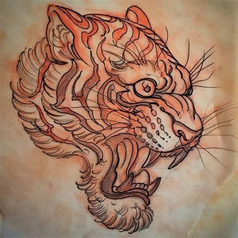 Pin By Ivanmz On Neo Japanese Tattoo Tiger Tattoo Design Traditional