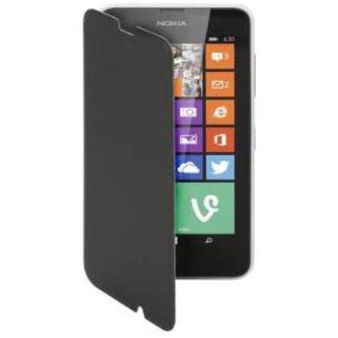 Flip Cover For Nokia Lumia 635 Rm 974 Black By
