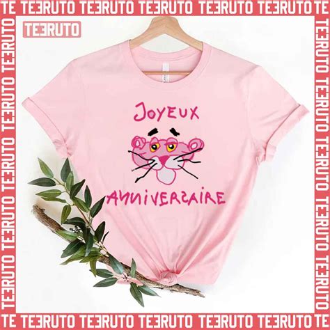 Happy Birthday Pink Panther Unisex T Shirt Teeruto