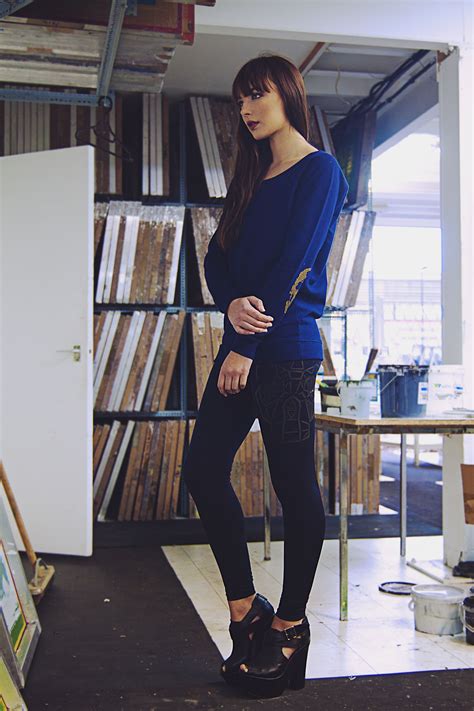 Bottomless Clothing Lookbook Black Jeans Normcore Photoshoot Studio