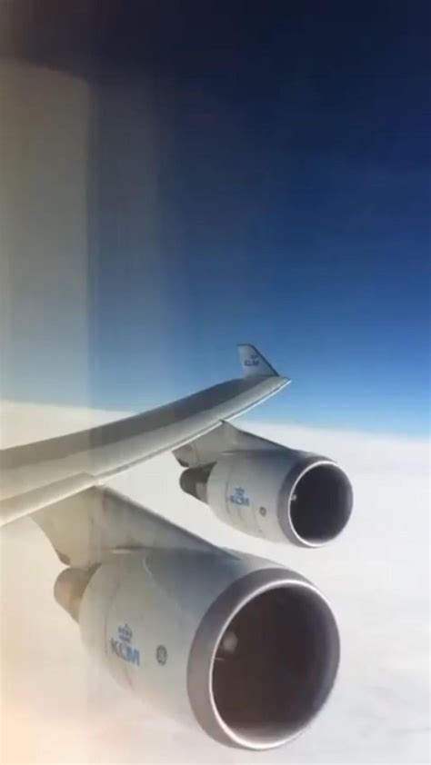 A Wee Bit Of Turbulence On A KLM 747 Dont Worry Turbulence Isnt