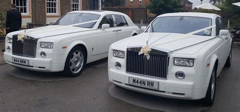 Matching Rolls Royce Phantoms Wedding Cars Manns Limousines