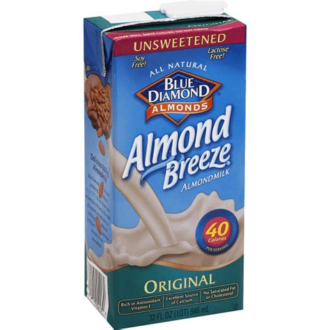 Almond Breeze Almond Milk Unsweetened Original Fl Oz Canned