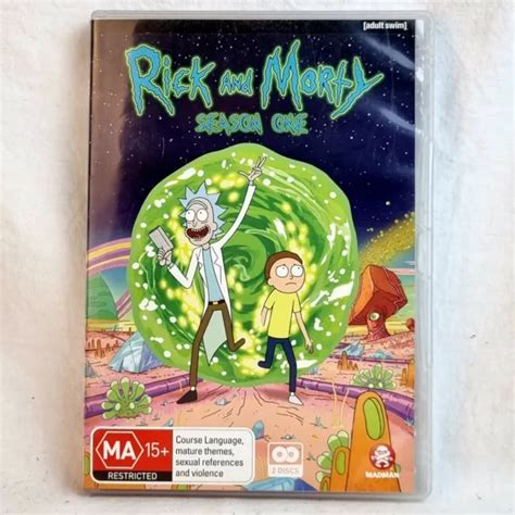 Rick And Morty Season 1 Dvd 2 Disc Set Region 4 Series One And 798