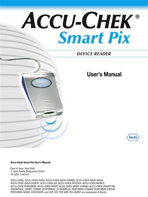 You can transfer your stored results to a computer or pda to track, identify patterns and print them out. Accu-Chek Smart Pix Manual v 3 0 En | Usb | Microsoft Windows