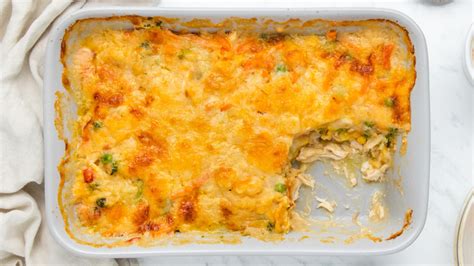 DiscoverNet TikTok Inspired Cheesy Chicken Cobbler Recipe