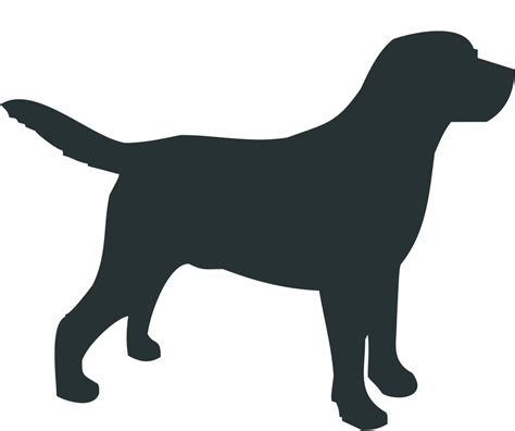 Labrador Puppy Silhouette At Getdrawings Free Download