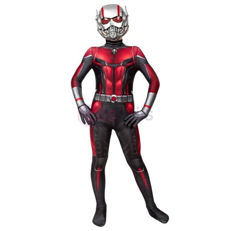 Ant Man Costume For Kids Ant Man 2 Cosplay Jumpsuit Halloween Children