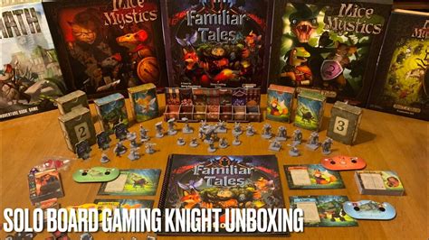 Familiar Tales Unboxing Board Game Unboxing Sbgk Youtube