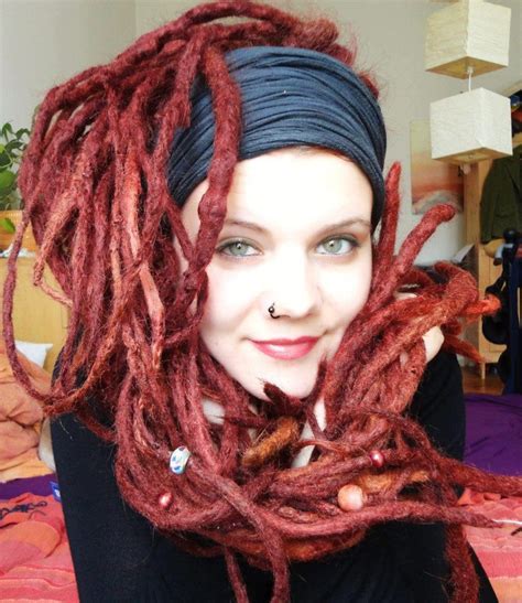 Red Head Red Dreadlocks Red Dreads Dread Hairstyles