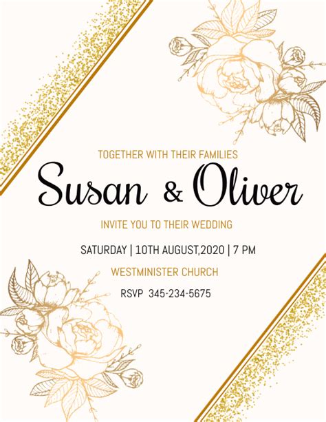 Copy Of Wedding Invitation Postermywall