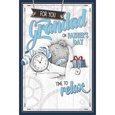 Grandad Me To You Bear Fathers Day Card Fsm01019 Me To You Bears