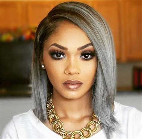 2016 Grey Hair Color Ideas For Black Women 2019 Haircuts Hairstyles