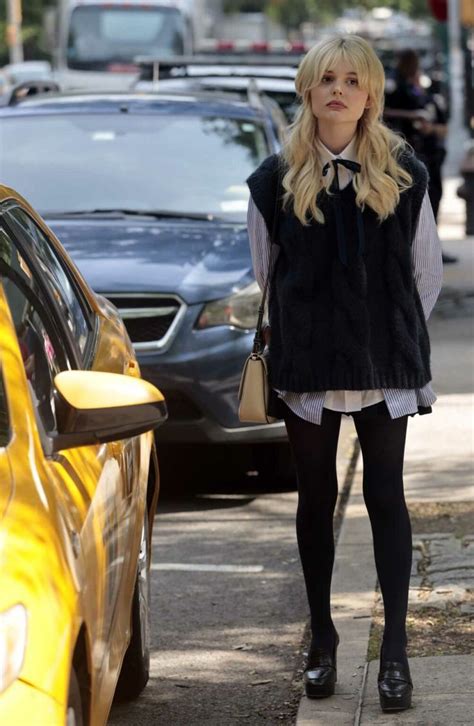 Emily Alyn Lind On The Set Of The Gossip Girl Reboot In New York 0608