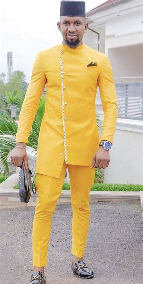 African Men Clothing African Groom Suit African Fashion African