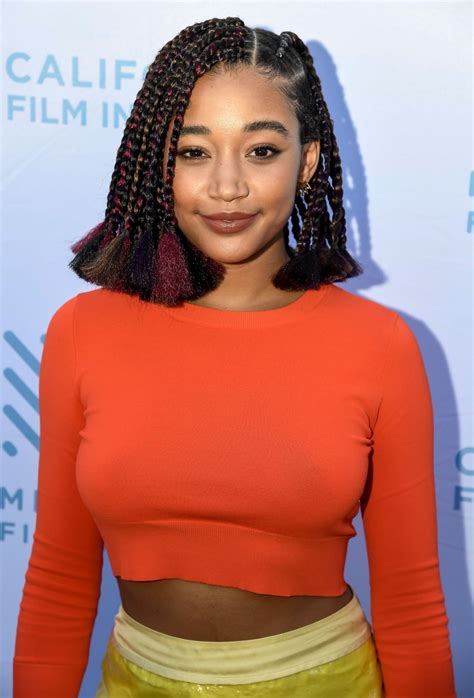 Amandla Stenberg The Hate You Give Red Carpet At 2018 Mill Valley