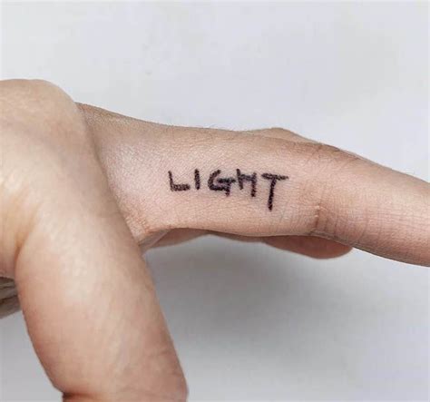 Top 84 Finger Tattoo Fonts Latest Ineteachers