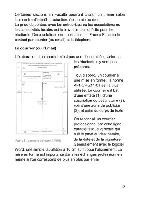 Norme Afnor Lettre 2019 / Modele De Lettre Afnor Word ...