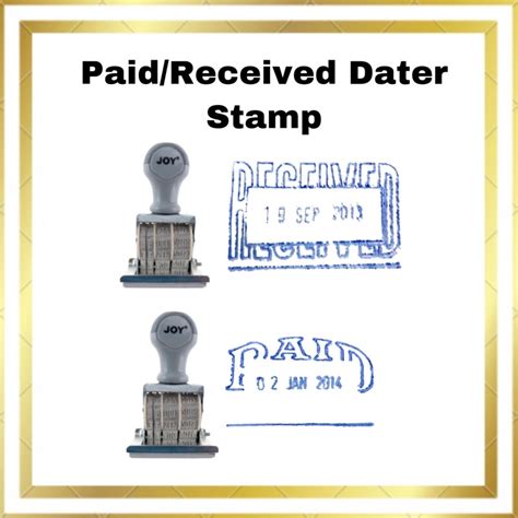 Paid Received Dater Stamp Shopee Philippines