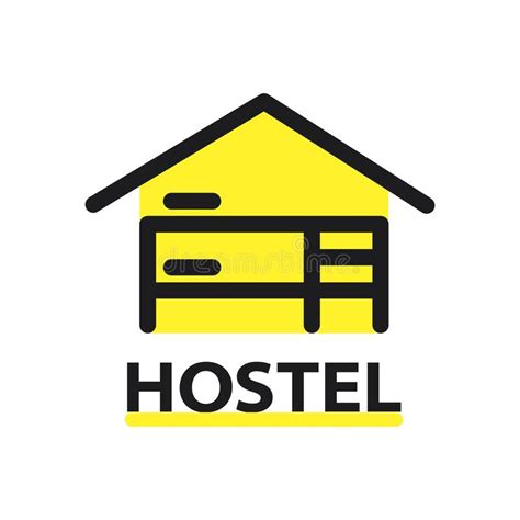 Mountain Hostel Logo Design Template Stock Vector - Illustration of honeymoon, hostel: 104967947