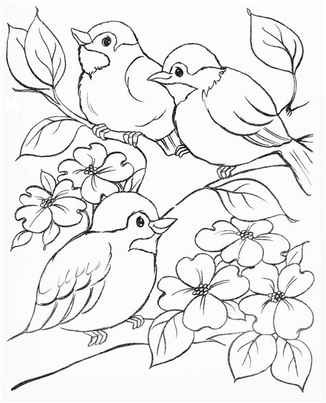 Bless This Day Coloring Pages Kids Stuff Bird Drawings Bird