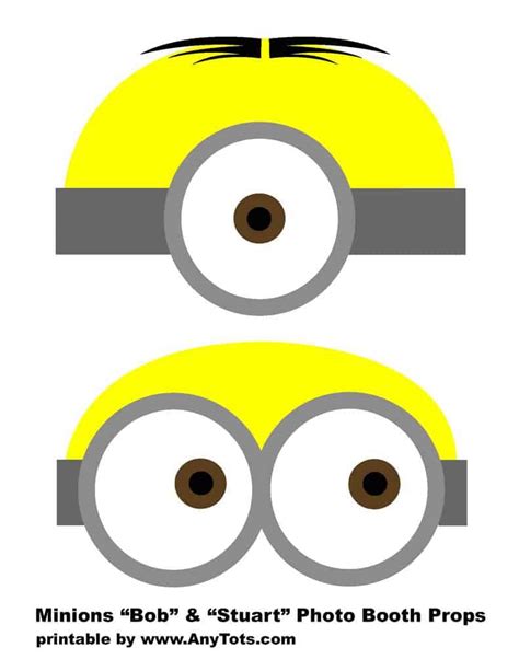 Minions Free Printable Photo Booth Props