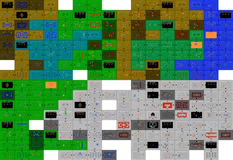 A Map Of All Zelda Dungeons Legend Of Zelda Dungeon Maps 4096x2816