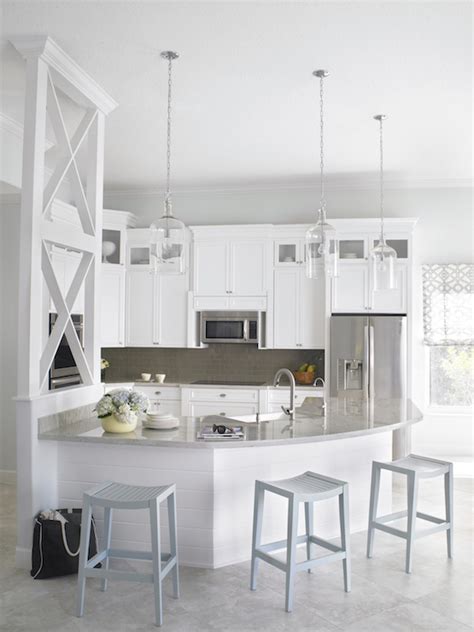 The island's finishing may overlap the the angled kitchen island is considered a more compact option for placing people at the table. Angled Kitchen Island - Contemporary - kitchen - Krista ...