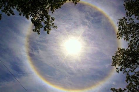The prism effect of light. Mrs. O.'s Blog: Day 6 Look! It's a Sun Halo! | Did you ...