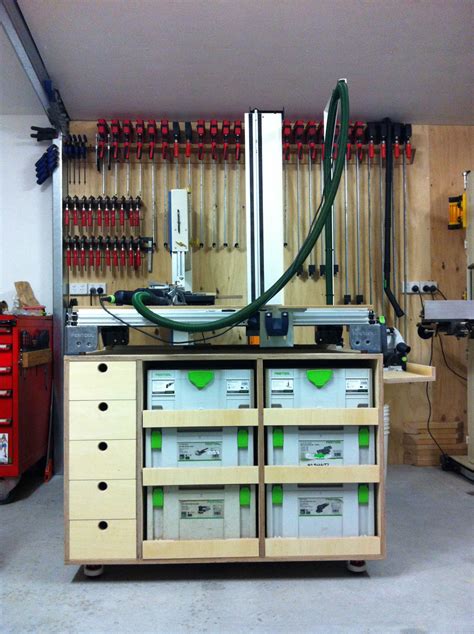 Check out our mft table selection for the very best in unique or custom, handmade pieces from our tools shops. Shop built sysport | Workshop storage, Festool, Woodworking workshop