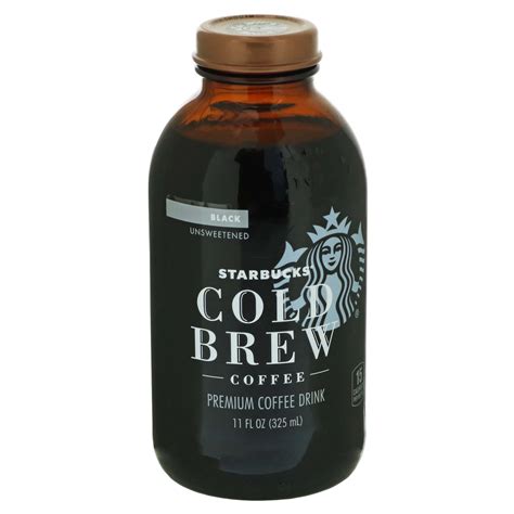 Starbucks Cold Brew Black Unsweetened Coffee Shop Coffee At H E B