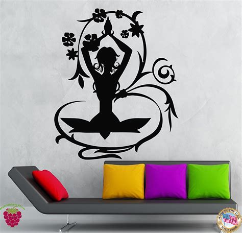 Wall Stickers Vinyl Decal Zen Meditation Mantra Yoga Health Ig344