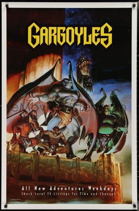 Image For 2w0740 Gargoyles Tv Poster 1994 Disney