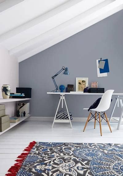 With the paper up there, i could then start to envision the rest of the space. blue grey paint roomset | Feature wall living room, Blue ...