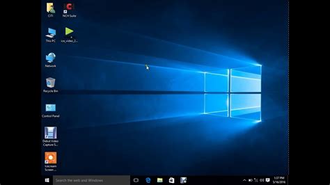 Windows 10 Desktop Icon Youtube
