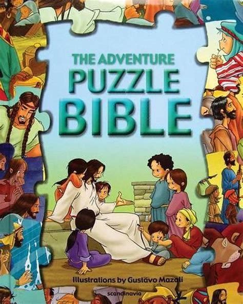 The Adventure Puzzle Bible English Hardcover Book Free Shipping