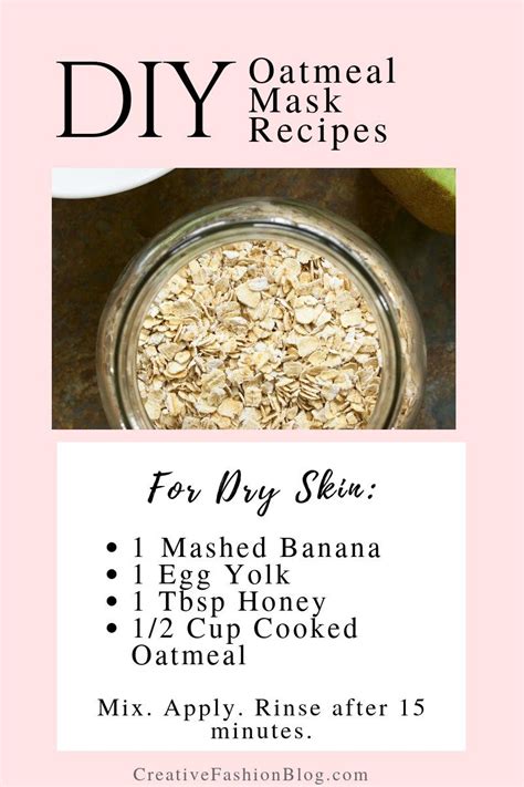 The Ultimate Diy Oatmeal Mask For Dry Combination And Normal Skin