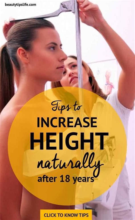 Follow These Tips To Increase Height Naturally After 18 Years Tips To