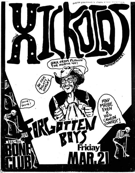 these flyers from the 70s and 80s tell the story of san antonio s golden age of punk san