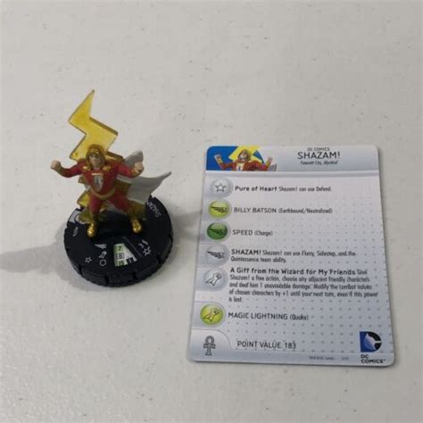 Heroclix Justice League Trinity War Set Shazam 037a Rare Figure W