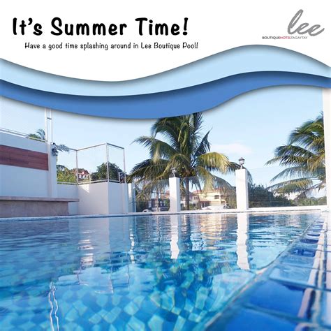 Feel the refreshing water of Lee Boutique Pool in the middle of