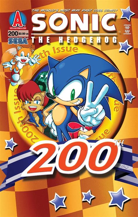 Archie Sonic The Hedgehog Issue 200 Mobius Encyclopaedia Fandom