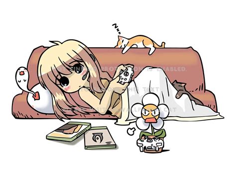 Xbox Girl Controller Flower Cute Anime Hd Wallpaper 671894