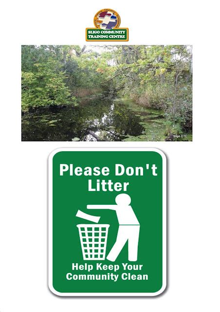 Sligo Ctc Anti Litter Posters Sligo Community Training Centre