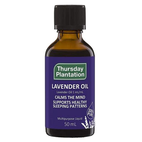 Thursday Plantation Lavender Oil 100 Pure 50ml Natonic