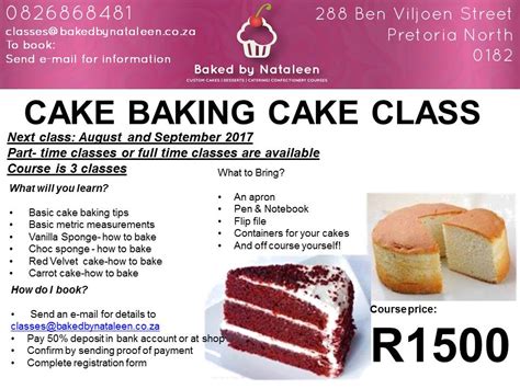 Cake Baking Class Baked By Nataleen
