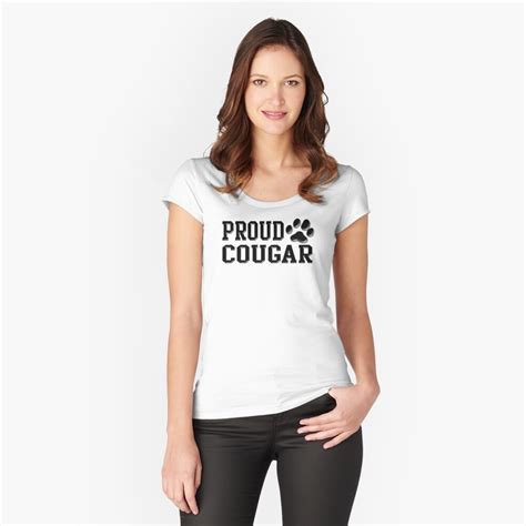 Proud Cougar T Shirt By Brattigrl Redbubble