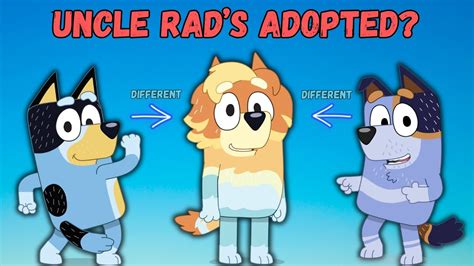 Why Uncle Rad Looks So Different Radley Bluey Heeler Theory Youtube