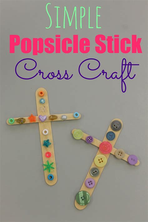 12 Easy Cross Crafts For Easter Spring Bible School Crafts